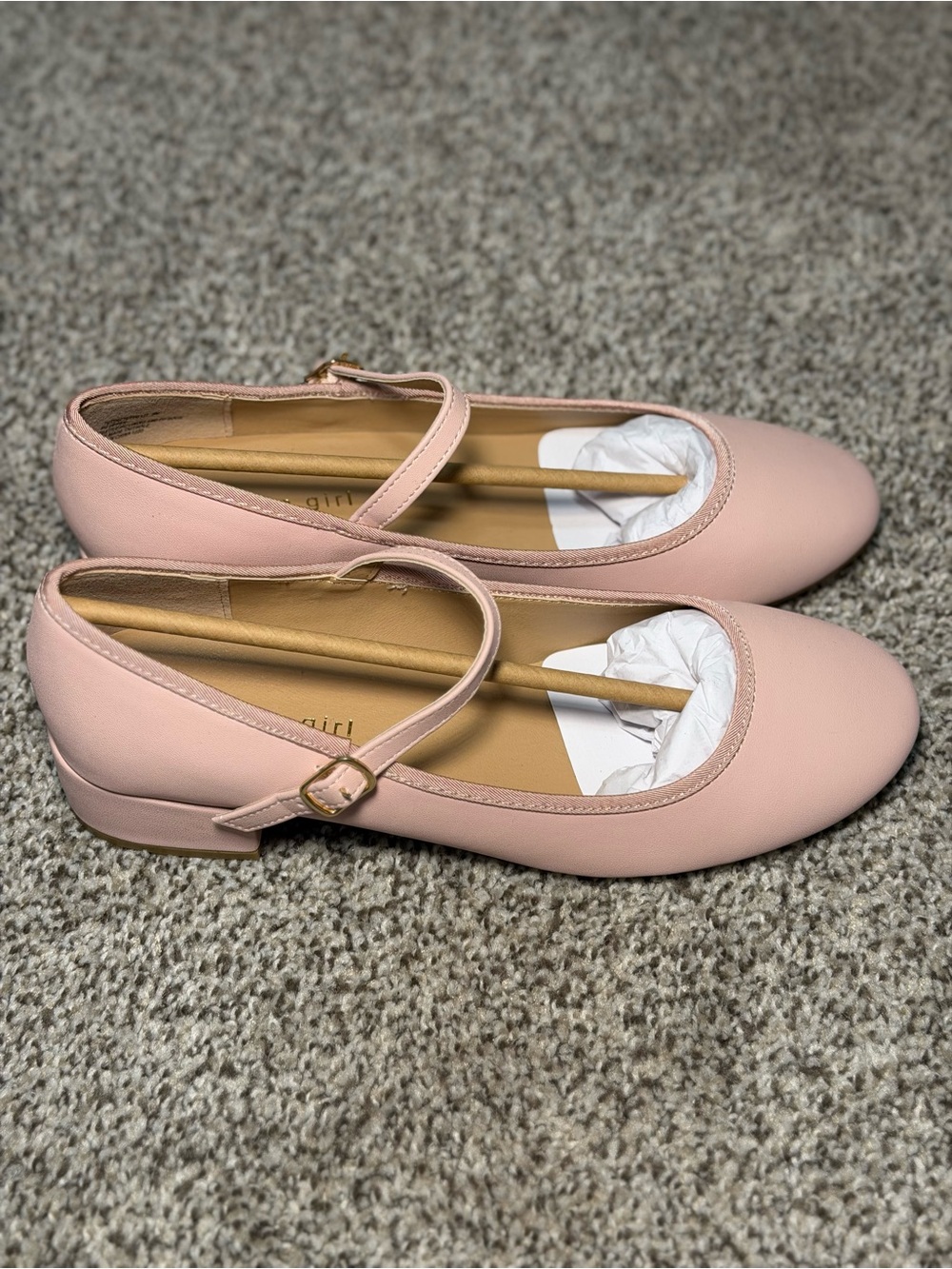 Madden Girl Pink Mary Jane Block Heel Flats - Picture 6 of 9